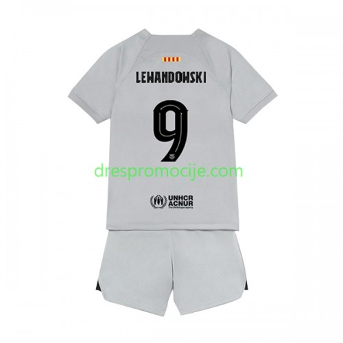 FC Barcelona Lewandowski 9 Dres Dječji Treći 2022/2023 Kratkih Rukava FC Barcelona Lewandowski 9 Dres Dječji Treći 2022/2023 Kratkih Rukava